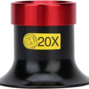 Joyzan Watch Loupe, 20X Watchmaker Loupe Magnifying Glass Lens Monocular Magnifier Repairing Maintenance Eye Loops Portable Experimental Tool for Watchmakers Inspection Metal Jeweler Textile Circuit