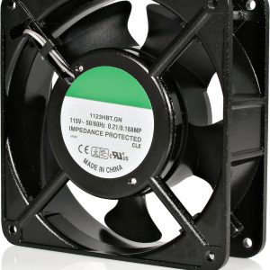 StarTech.com 120mm Axial Rack Muffin Fan for Server Cabinet - 115V - AC Cooling - Low Noise & Quiet PC Computer Case Fan , TAA (ACFANKIT12)