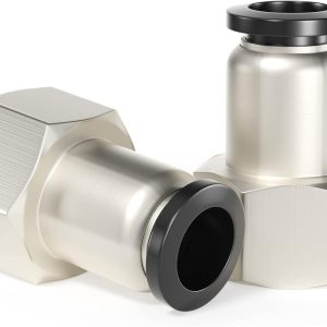 TAILONZ PNEUMATIC Female Straight 8mm Tube OD x 1/4 Inch NPT Thread Push to Connect Fittings PCF8-N2(Pack of 10)