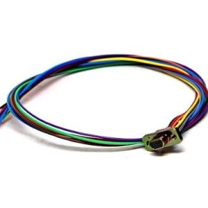 ITT Cannon, 096510-0065, D-Sub Cable Assembly - D-Type Micro-D - Plug Male Pins to Individual Wire Leads - 9 Position - 1.50' (457.20mm) Length. (1 Item/s)
